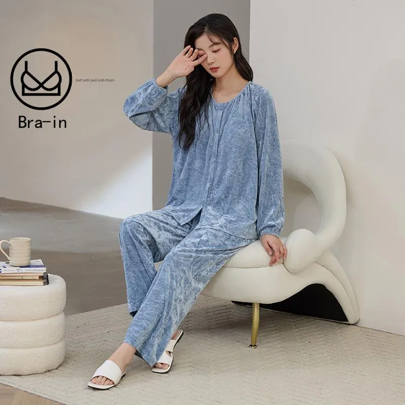 MADALLO Pajama Set Women's Sky Blue-4