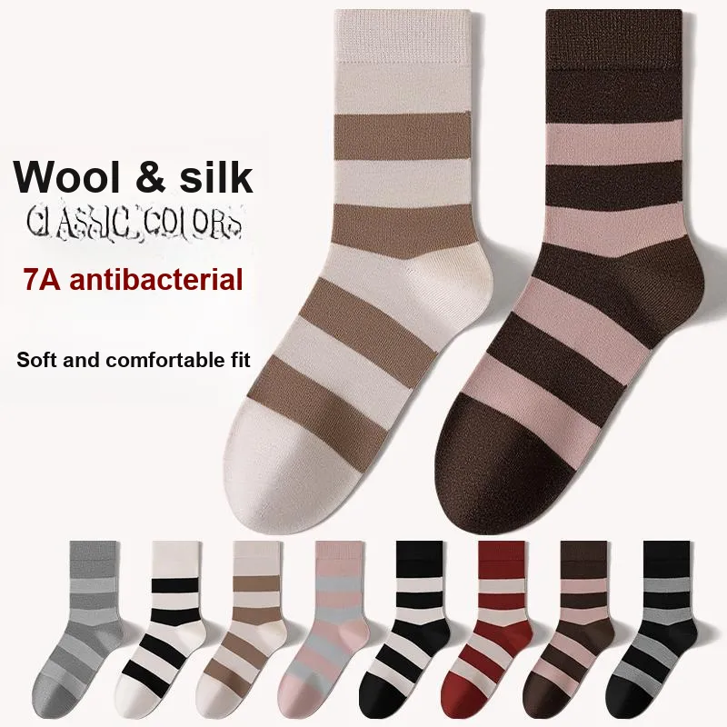 MIIOW Mid Calf Socks Women's 5 Pack-1