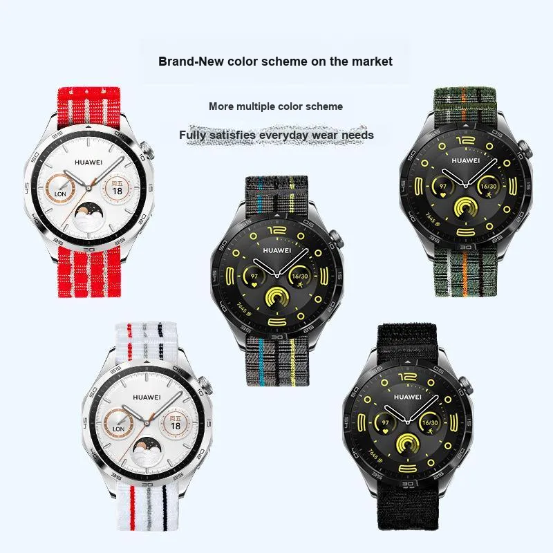 IWabcertoo Watch Band Huawei Compatibility 225mm Nylon Material-14