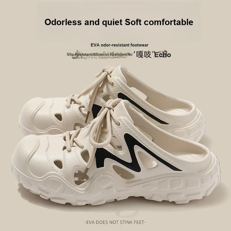 Ganshu Slippers With A Sense Of, Indoor Home Can Be Worn Outside, Tracing The River And Wading In The Summer 2025-5