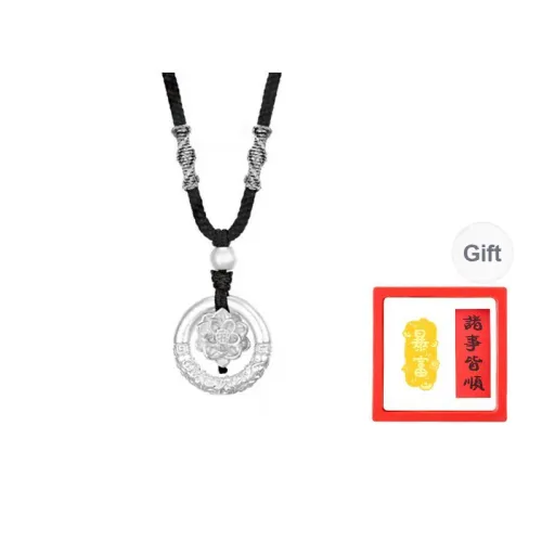 Chongqing Gold Store 999 Fine Silver Necklaces Unisex