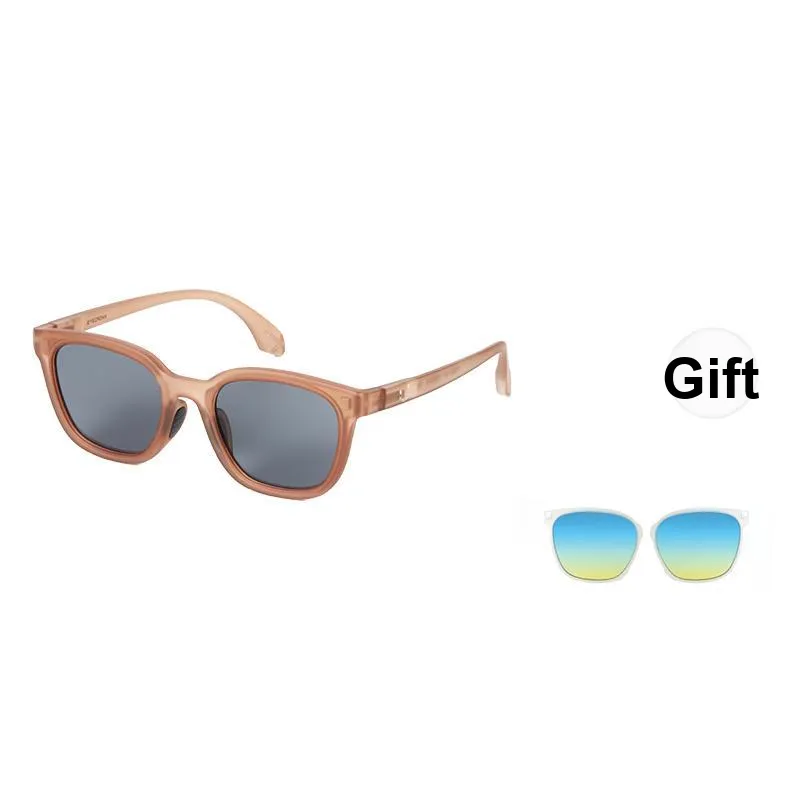 EYECROXX TR/Memory Plastic Rectangular Sunglasses Unisex