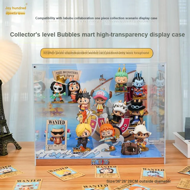 LIGHT YOUR BRICKS Compatibility Pop Mart Aquaman Collection Display Case Model Accessories-6