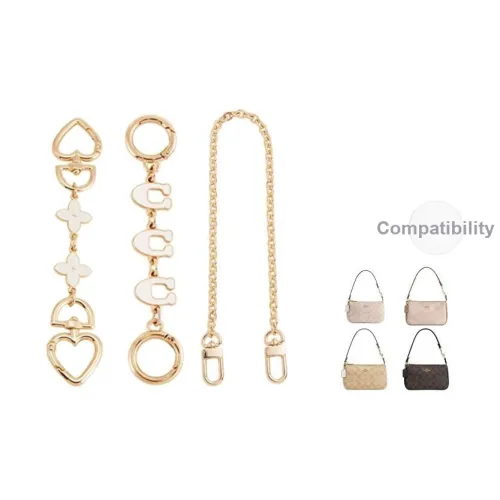 Ingenuity Handmade Сплав Сумка Ремень Женский Золотистый Тон Белый