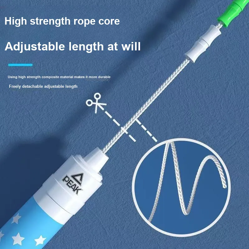 PEAK Casual Entertainment Non Countable Jump Ropes Adults/Kids/Teenagers/Students Rope Material PVC Plastic 2.8m-7