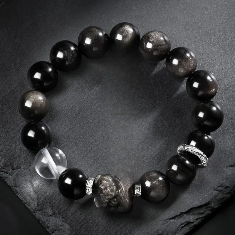 STYLEJING Obsidian Bracelets Unisex-3