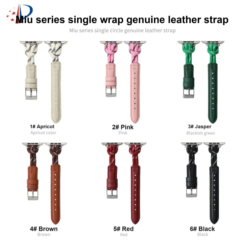 LOVINGCOOL Apple Compatibility Watch Band Genuine Leather Material-1