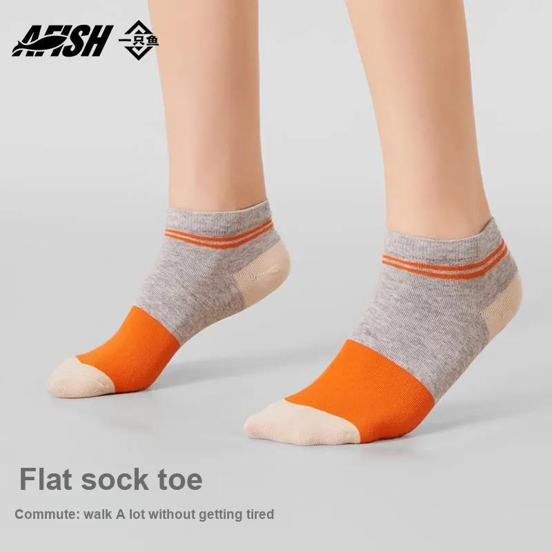 AFISH Ankle Socks Women's 5 Pack Shopping Bag-2