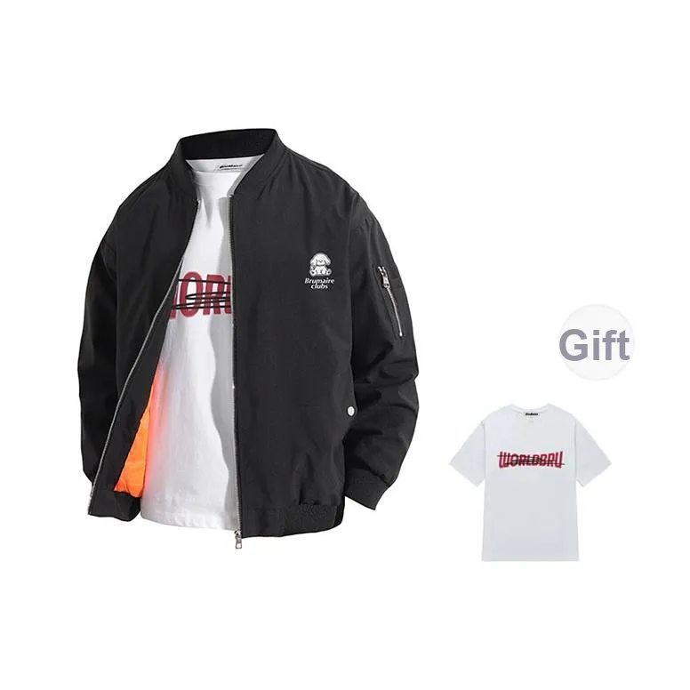 BRUMAIRE Jacket Unisex Black Comes With White T Shirt