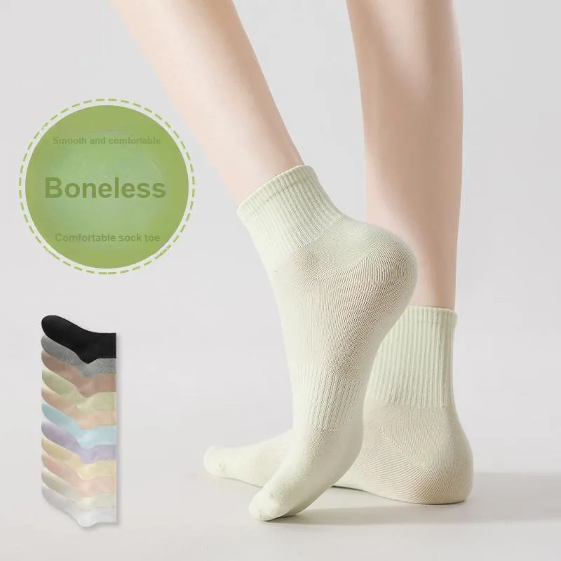 XIA.WA.ZHI.XIU Ankle Socks Women's 5 Pack Gift Box Set-20