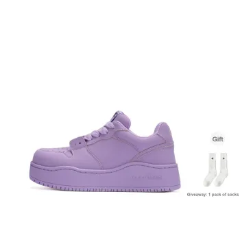 WANDER AROUND Low Top Skateboard Shoes Unisex Purple