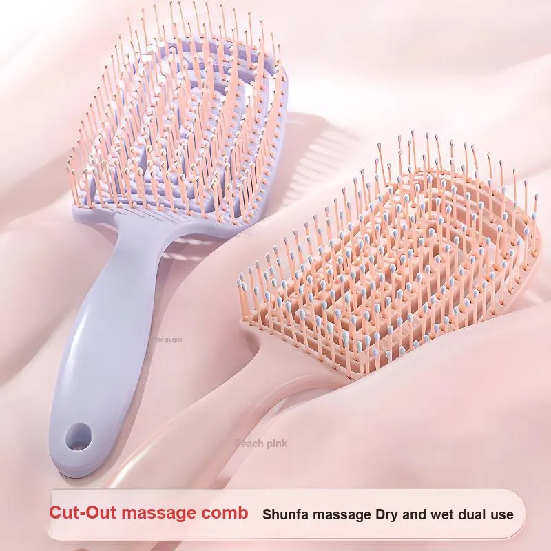 Future Maple Macaron Rib Comb Hairdressing-1