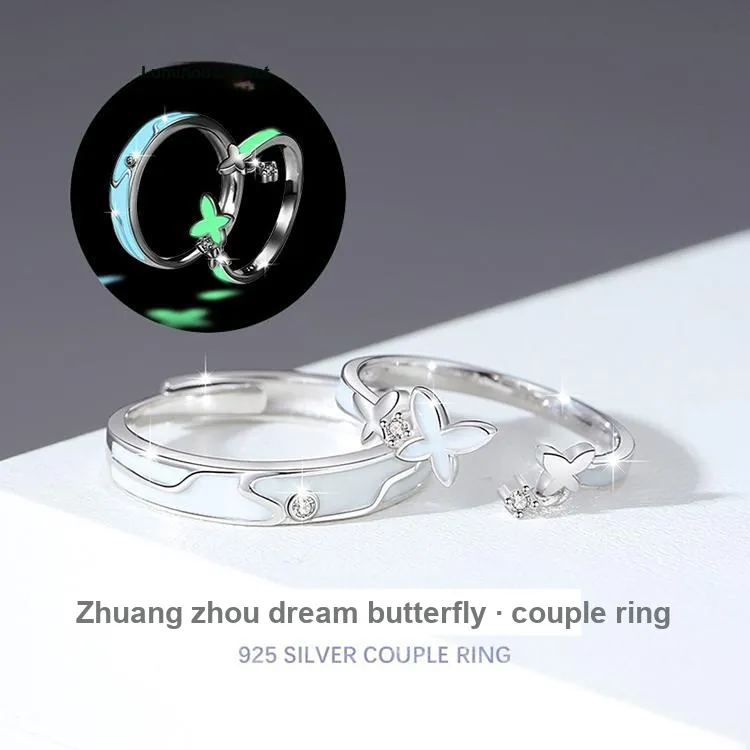 Chongqing Gold Store S925 Silver Rings Unisex-1