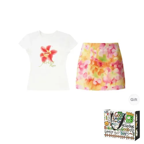 BVODE Two Piece Skirt Sets Women's