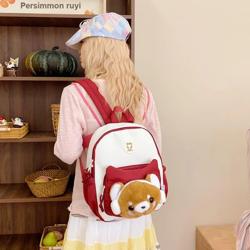 Kewuku Nylon Backpack Regular Unisex Multicolor-6