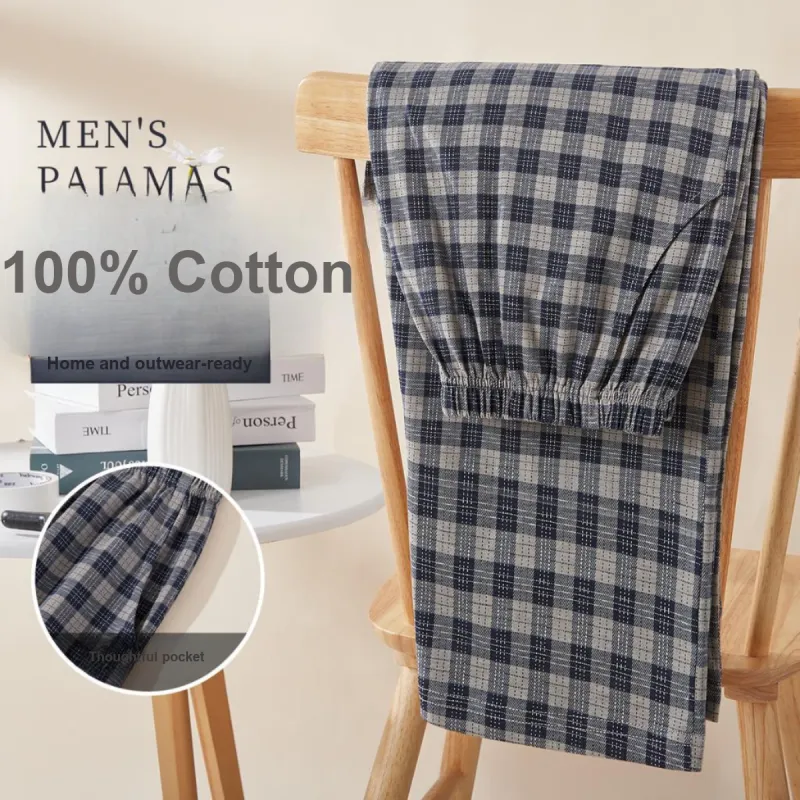 H YXIANG Men Pajama Pants-6