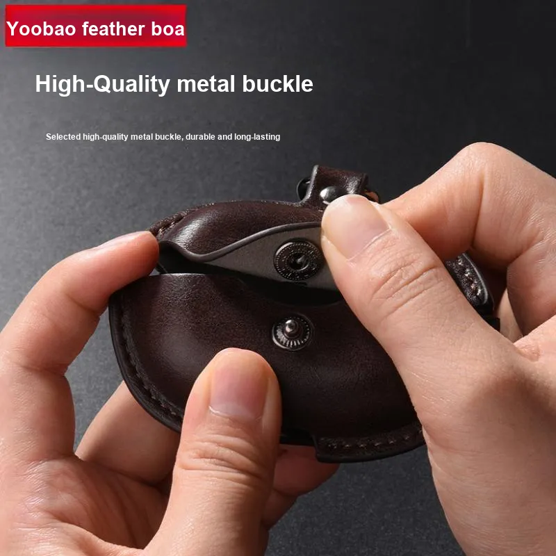 Yoobao Compatibility With Redmi Buds 6/Buds 6 Active Leather Business Impact Resistant With Hooks Headphone Set-2