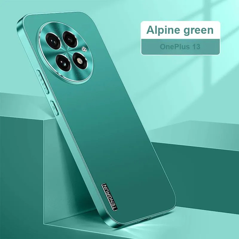ZHUOJI Matte Material Luminous Metallic Coated Phone Case Compatible With OnePlus 13-3