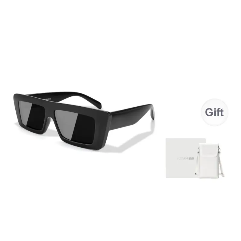 SUYAN TR/Memory Plastic Square Sunglasses Unisex-1