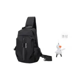 Black with Cheering Duck Charm