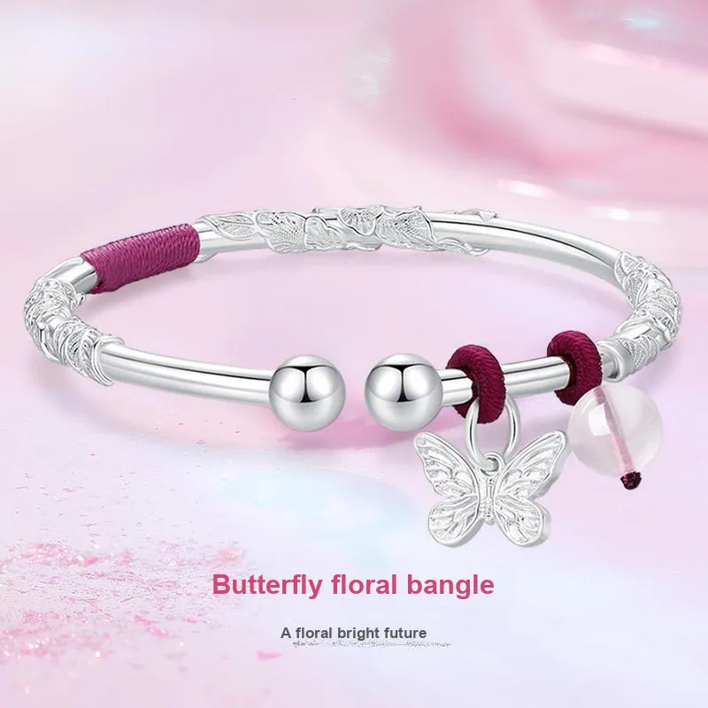 AFN 999 Fine Silver Bangles Women's-2
