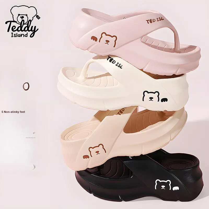 TEDDY ISLAND Slippers / Home Slippers-4