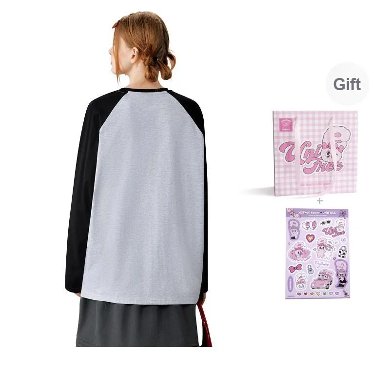 UNIFREE x [UNIFREE X ] Raglan Sleeve T Shirt Women's-1