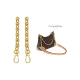 Original Gold Hexagon Chain 12cm*2 (Original Shoulder Strap Extension)