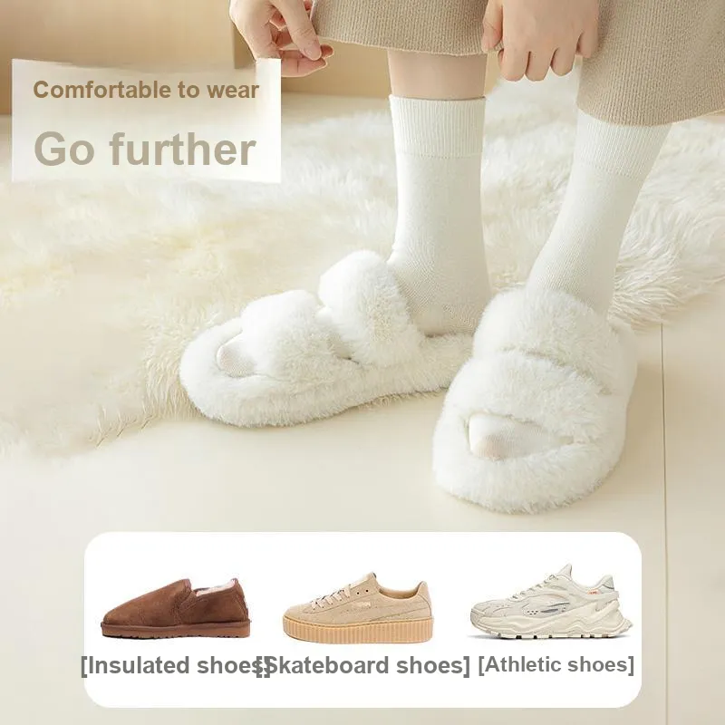 MIIOW Knee High Socks Women's 5 Pack-6
