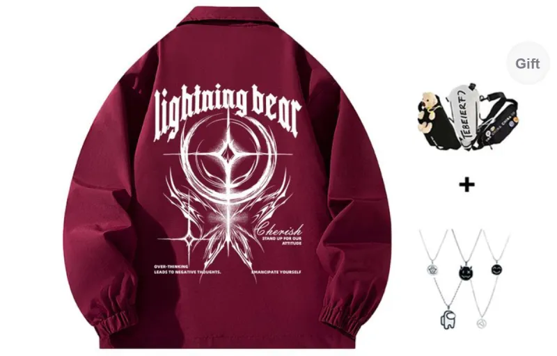 LIGHTNING BEAR Jackets Coats Unisex-33
