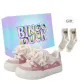 Pink Bowknot+Exclusive Shoe Box+Gift Socks