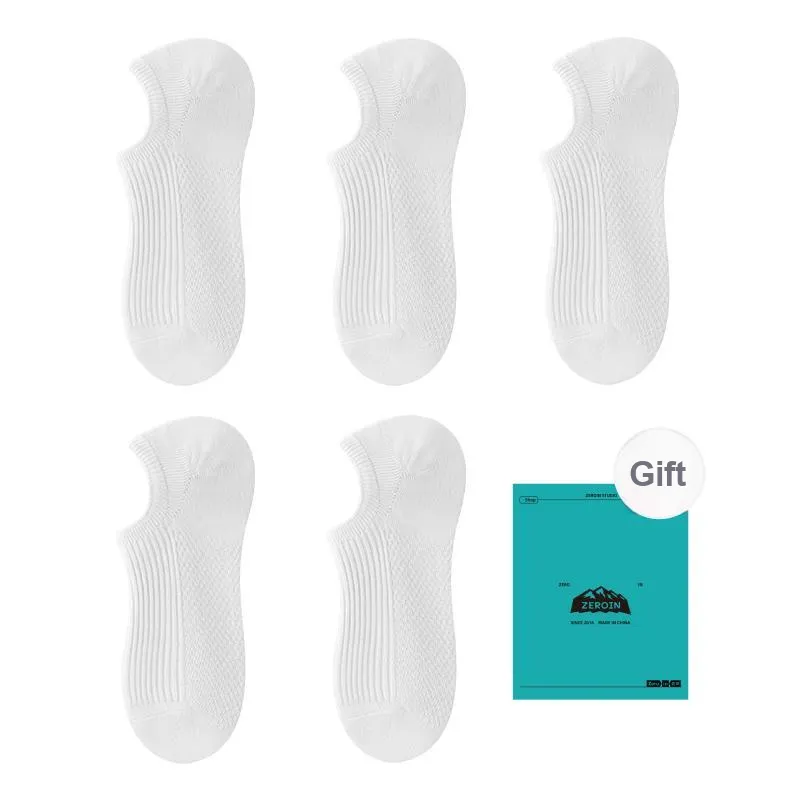 ZEROIN No Show Socks Unisex 5 Pack-0