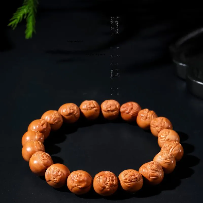 MUSHENGYUAN Monkey Head Walnut Bracelets Unisex-8