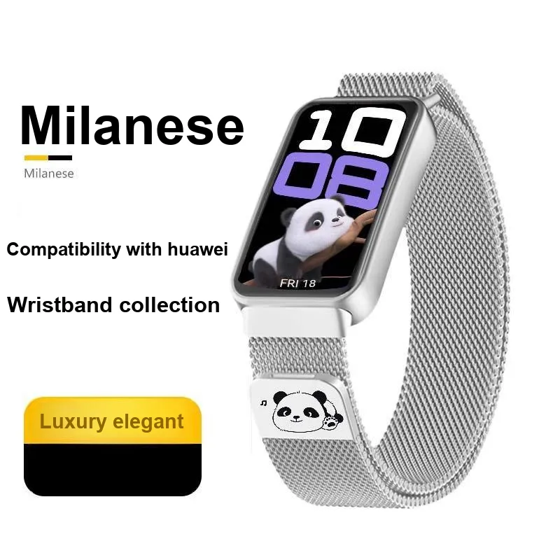 Mr. Strap Huawei Compatibility Watch Band Stainless Steel Material-3