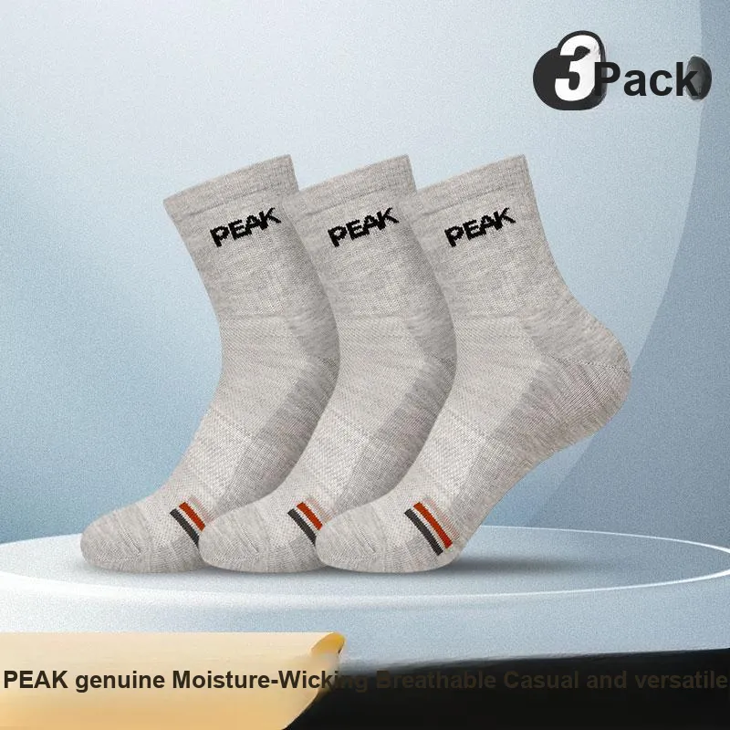 PEAK Mid Calf Socks Unisex 3 Pack-11