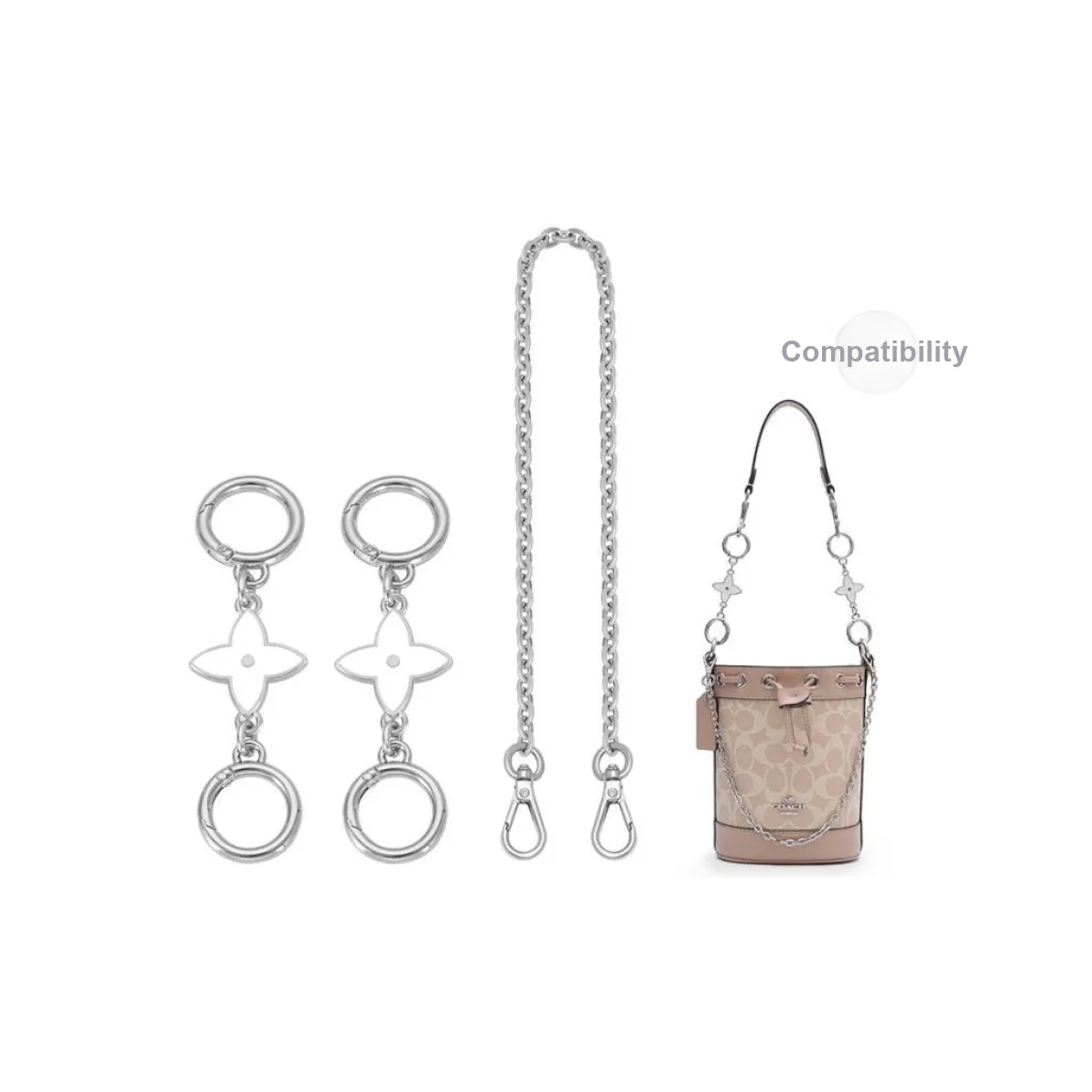 Lan Bao Fan Nylon Bag Strap Unisex Multicolor