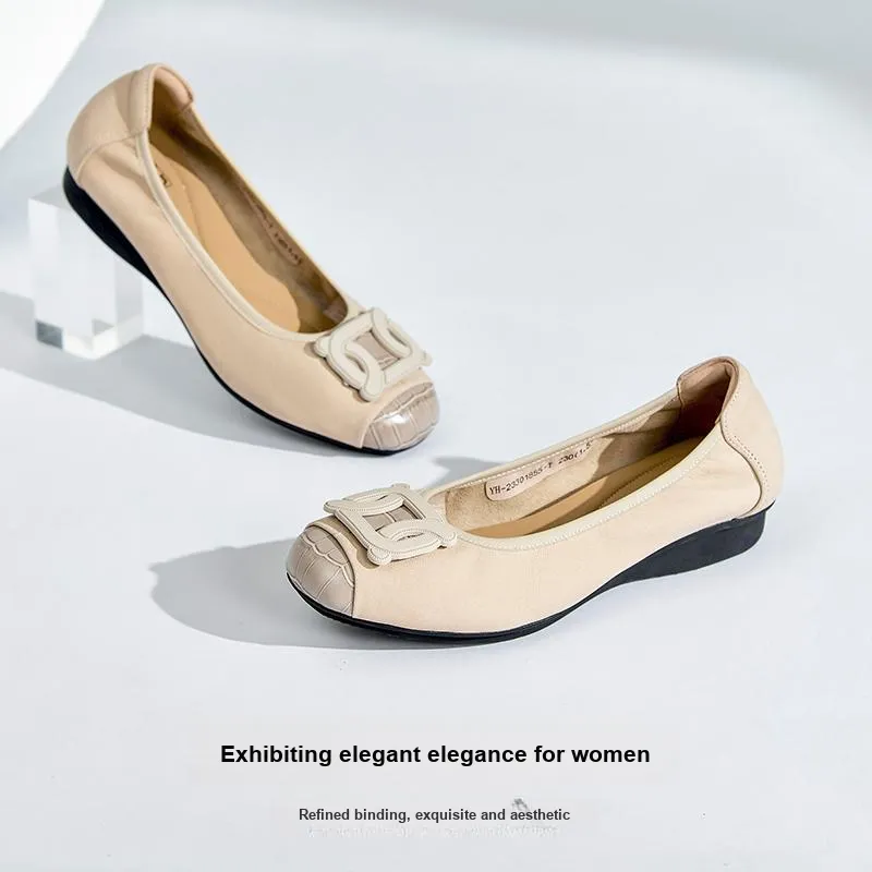 DG Women's Casual Shoes Women's Apricot/Green-3
