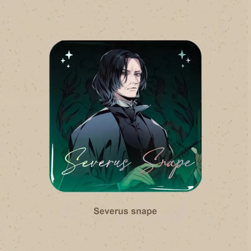 HARRY POTTER Harry Potter Institutional Robes Collection Hermione, Ron, Malfoy, Snape, Square Badge Badges-9