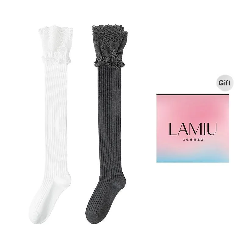 Lan Miao Thigh high Socks Women's Shopping Bag Combo Set-23