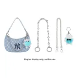 Y Decorative Chain+O Decorative Chain+Blue Small Coal Ball Doll