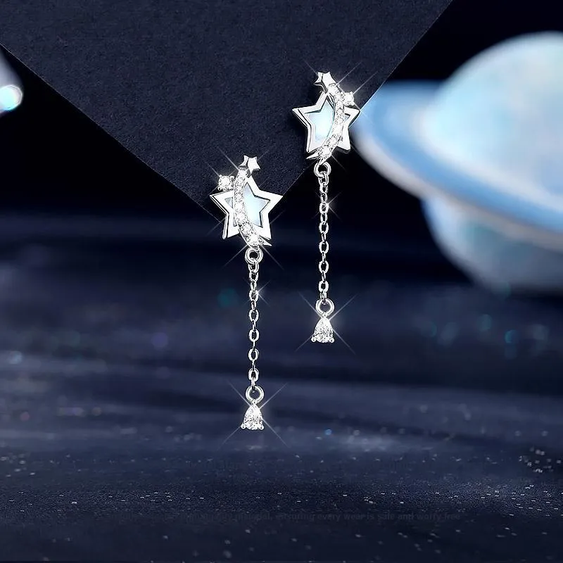 R Z Y S925 Stud Earrings Women's-4