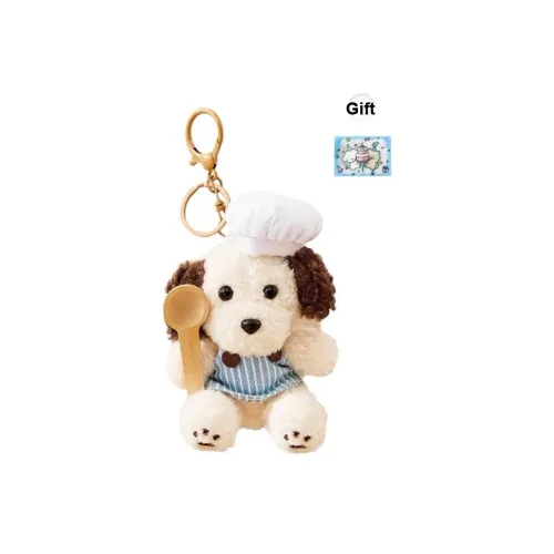 BANLI Cartoon Cute Adorable Chef FIX Собака Куклы Плюшевый Брелок 12 см Высота