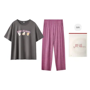 Red Beans At Home Pajama Set Women's