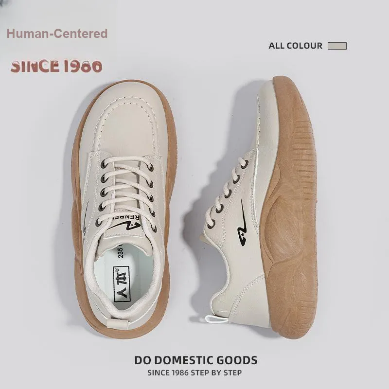 Humanism 1986 Height Increasing Thermal Low Top Casual Shoes Women's-1