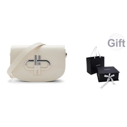 Pedro Сумка через плечо из коровьей кожи маленькая женская бежевая