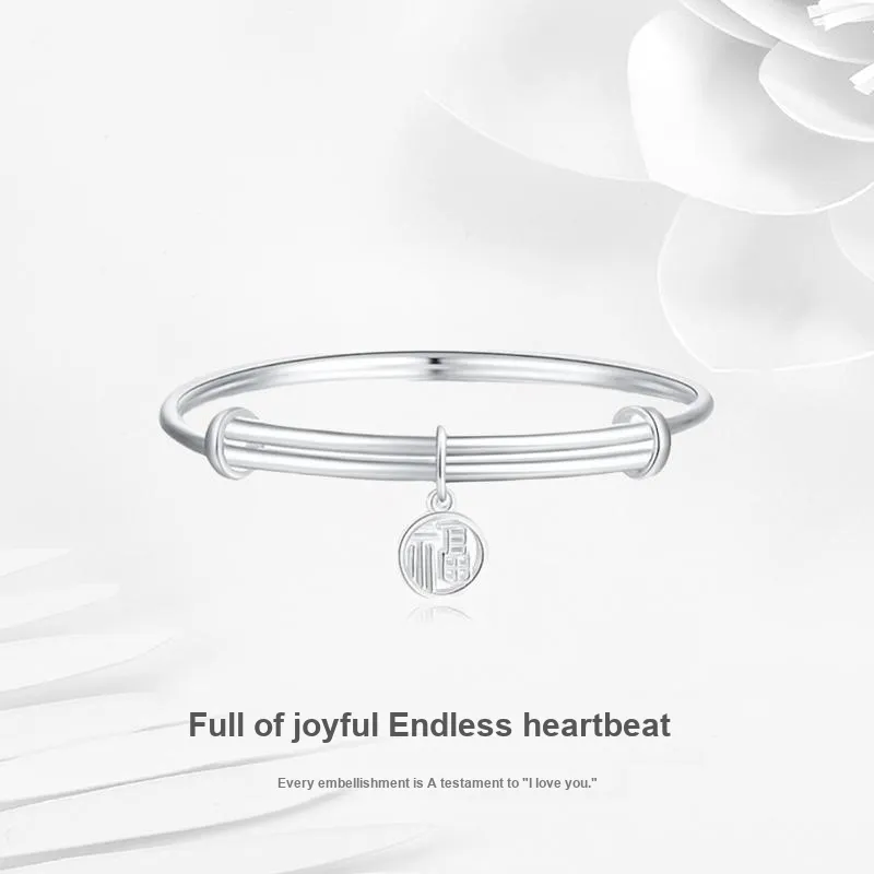 JUICY GRAPE S999 Fine Silver Bangles Women's-1