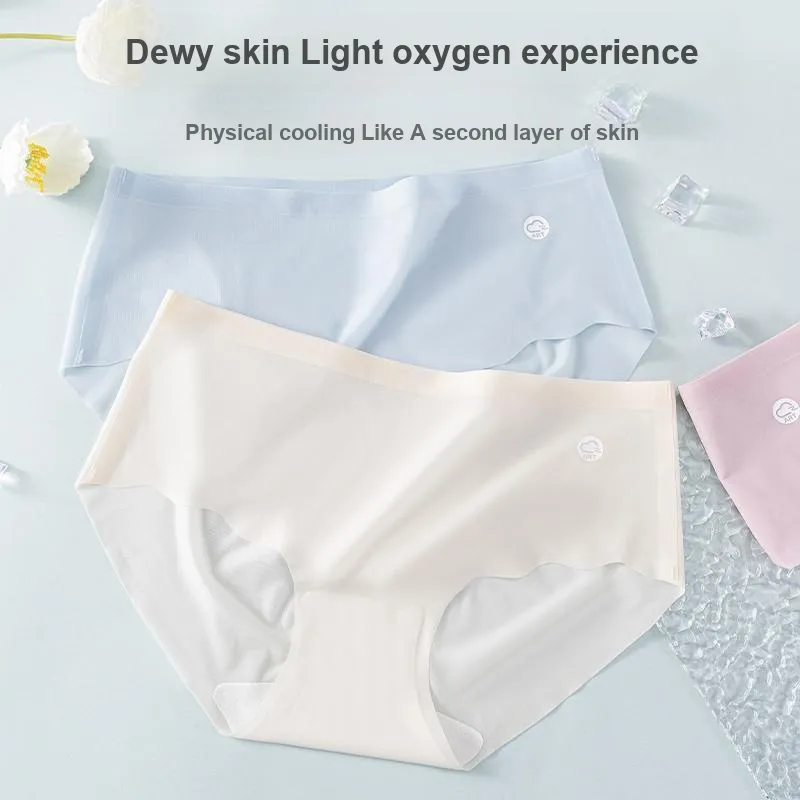 Flowers In Water Underpants Women's 4 Pack-5