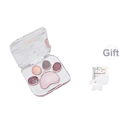 ZVEV FIVE Цвет Cat Claw Eye Shadow Контуринг Макияж Компактная Палетка Легко Смесь Естественный С блестками