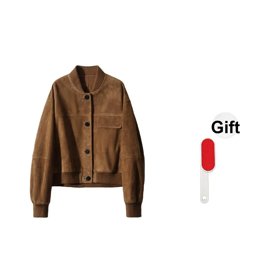 Kele Coco Leather Jacket Women's Sweet Brown
