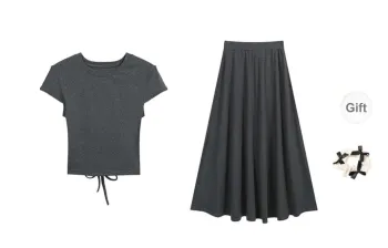 TURN UP Two Piece Skirt Sets Women's